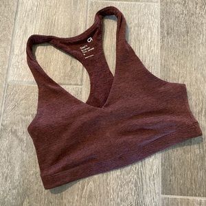GapFit Brushed Tech Jersey Sports Bra - Size Small